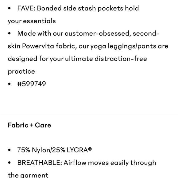 Athleta Salutation stash pocket II capri NWT - Picture 3 of 9